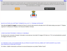 Tablet Screenshot of comune.settimo-torinese.to.it